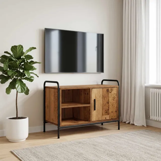 vidaXL Tv-meubel 67,5 x 33 x 50 cm Oud hout bruin, foto 2
