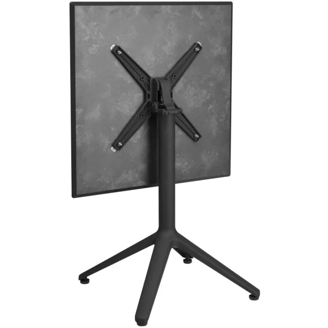 Vega Buitentafel Pachino; 80x80x73 cm (LxBxH); Tafelblad beton, frame antraciet; vierkant