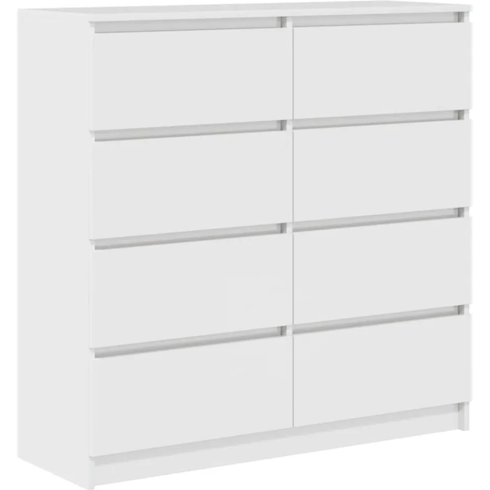 vidaXL Dressoir 100x35x99 cm bewerkt hout wit