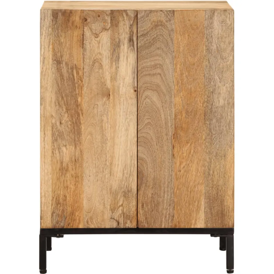 vidaXL Dressoir 53x35x72 cm massief mangohout bruin, foto 2