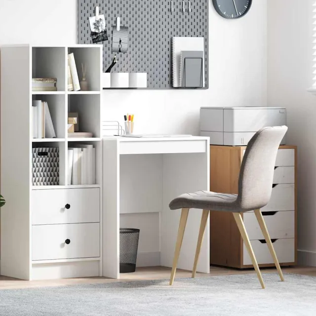 vidaXL Bureau Wit 60 x 50 x 76 cm, foto 2