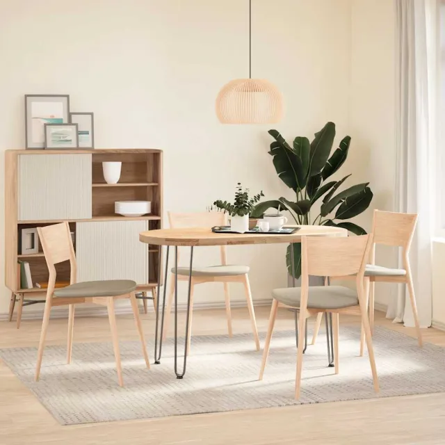 vidaXL Haarnadelpoten voor console tafel 4 st 72 cm massief staal naturel Bruin