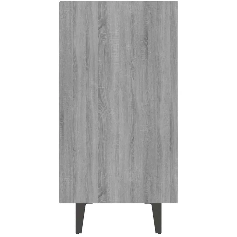 vidaXL Dressoir 103,5x35x70 cm bewerkt hout grijs sonoma eikenkleurig, foto 4