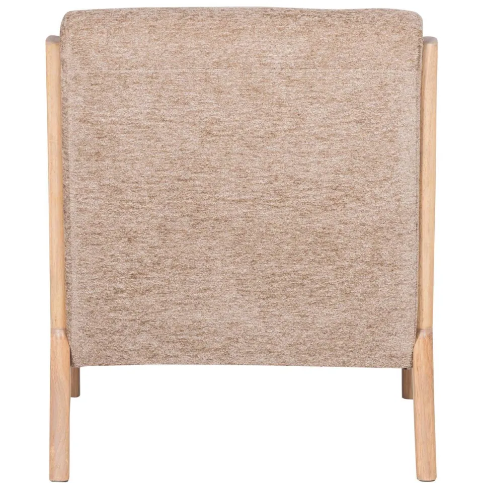 WOOOD Mark Fauteuil - Chenille - Zand - 75x67x82, foto 2