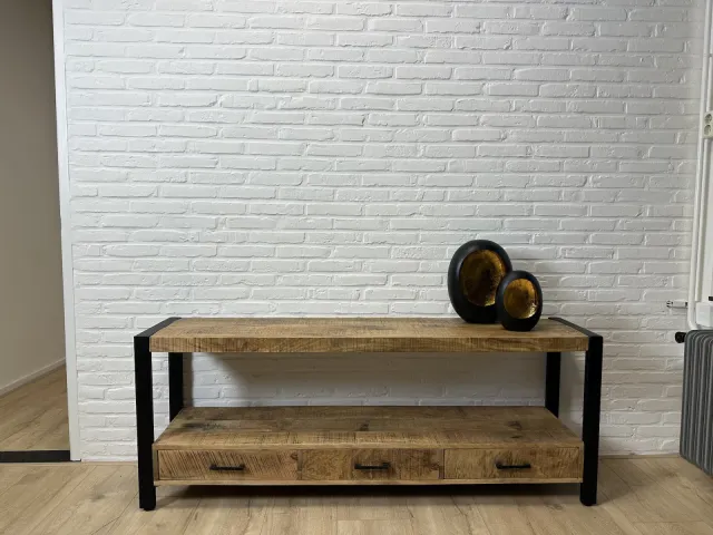 Tv-meubel mangohout Jiro met lades