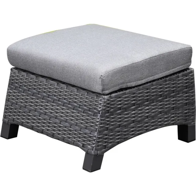 AVH-Collectie Dallas voetenbank antraciet wicker