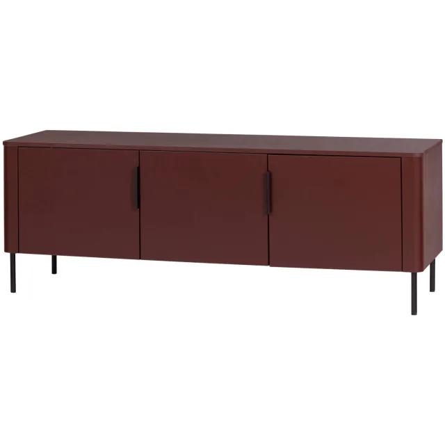 WOOOD Gunnar tv-meubel bordeauxrood burgundy red