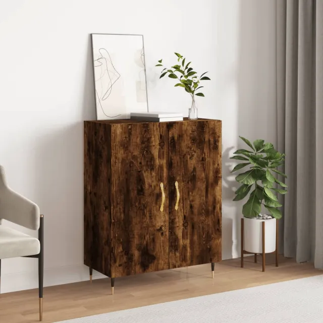 vidaXL Dressoir 69,5x34x90 cm bewerkt hout gerookt eikenkleurig, foto 2
