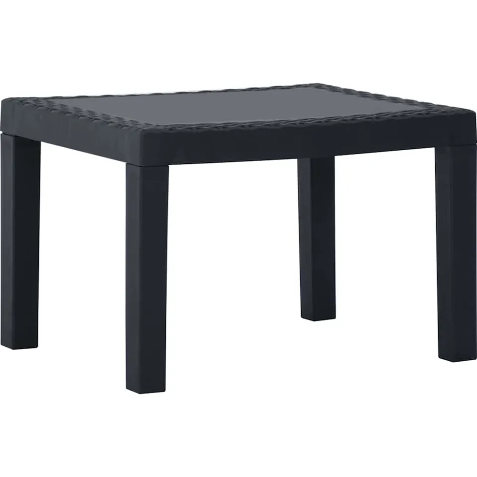 vidaXL 3-delige Loungeset met kussens kunststof grijs, foto 3