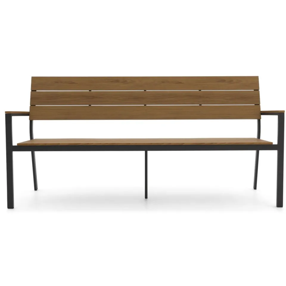 Bellagio tuinmeubelen Bellagio Fidenza tuinbank 183cm grijs, foto 3