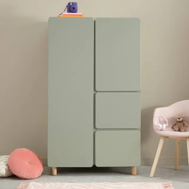 NOUS Kids kledingkast Sky groen, foto 2