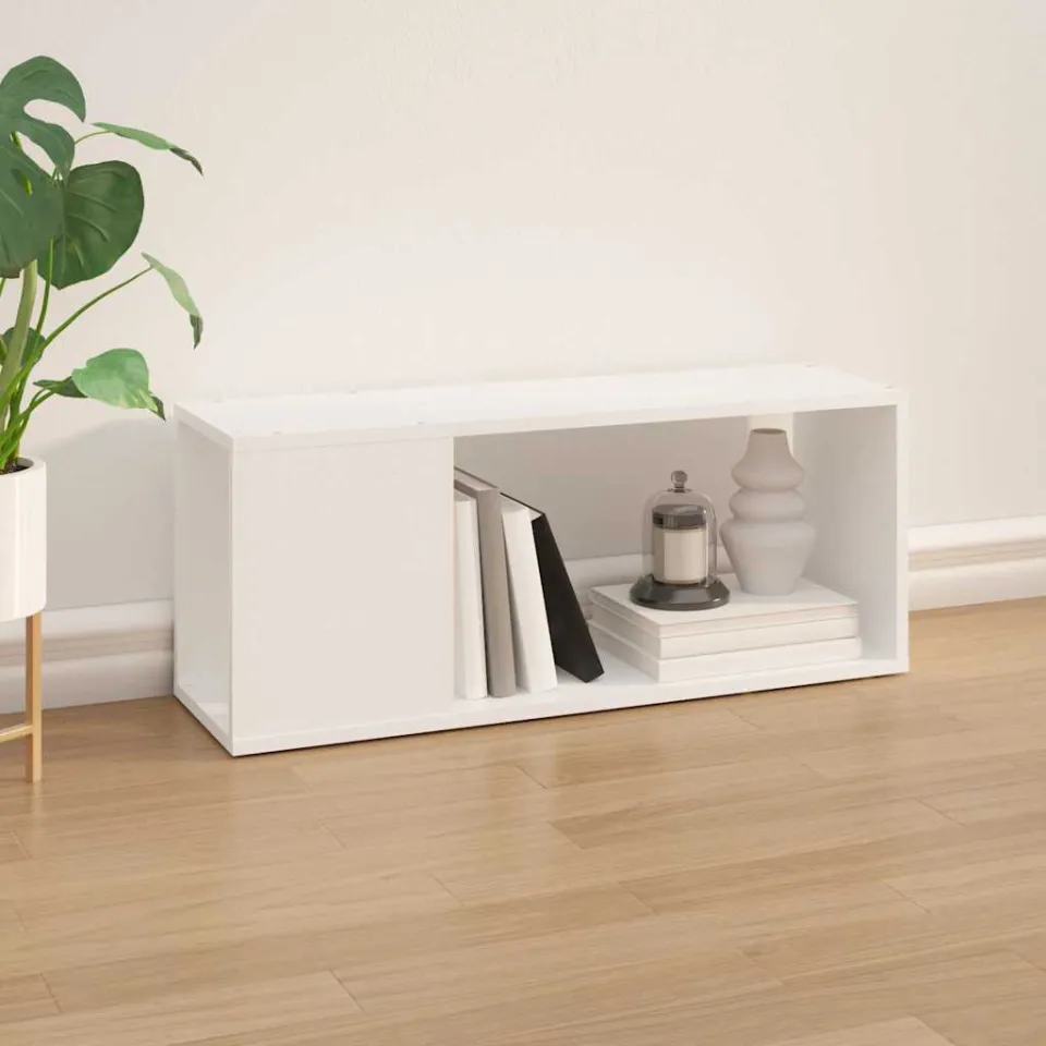 vidaXL Tv-meubel 80x24x32 cm bewerkt hout wit, foto 3