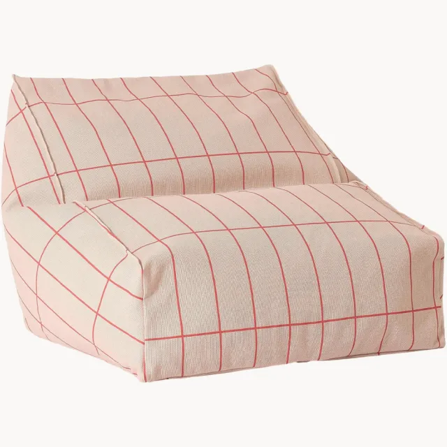 Nobodinoz Kids zitzak Vibes van katoen Roze