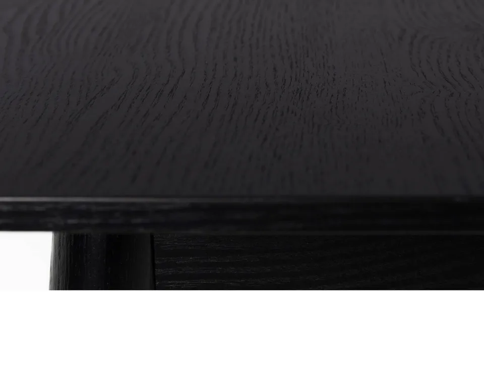 Zuiver verlengbare eetkamertafel Glimps (120/162x80 cm) zwart, foto 6
