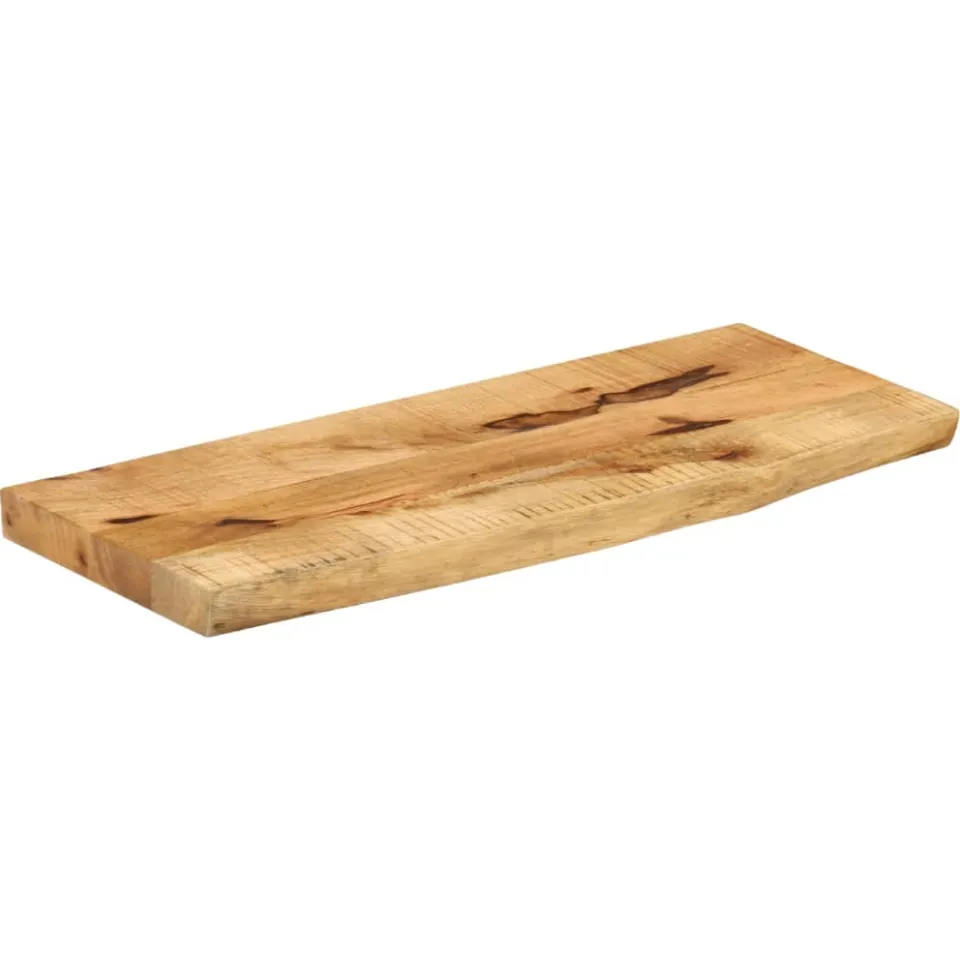 vidaXL Tafelblad met natuurlijke rand 70x30x2,5 cm massief mangohout bruin, foto 2