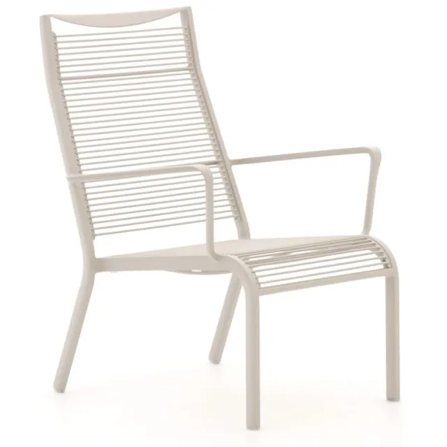 Apple Bee Hawaii lounge tuinstoel stapelbaar Taupe