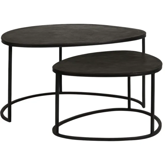 Starfurn Salontafel Lana - Brons - 65x90x50 cm Zwart