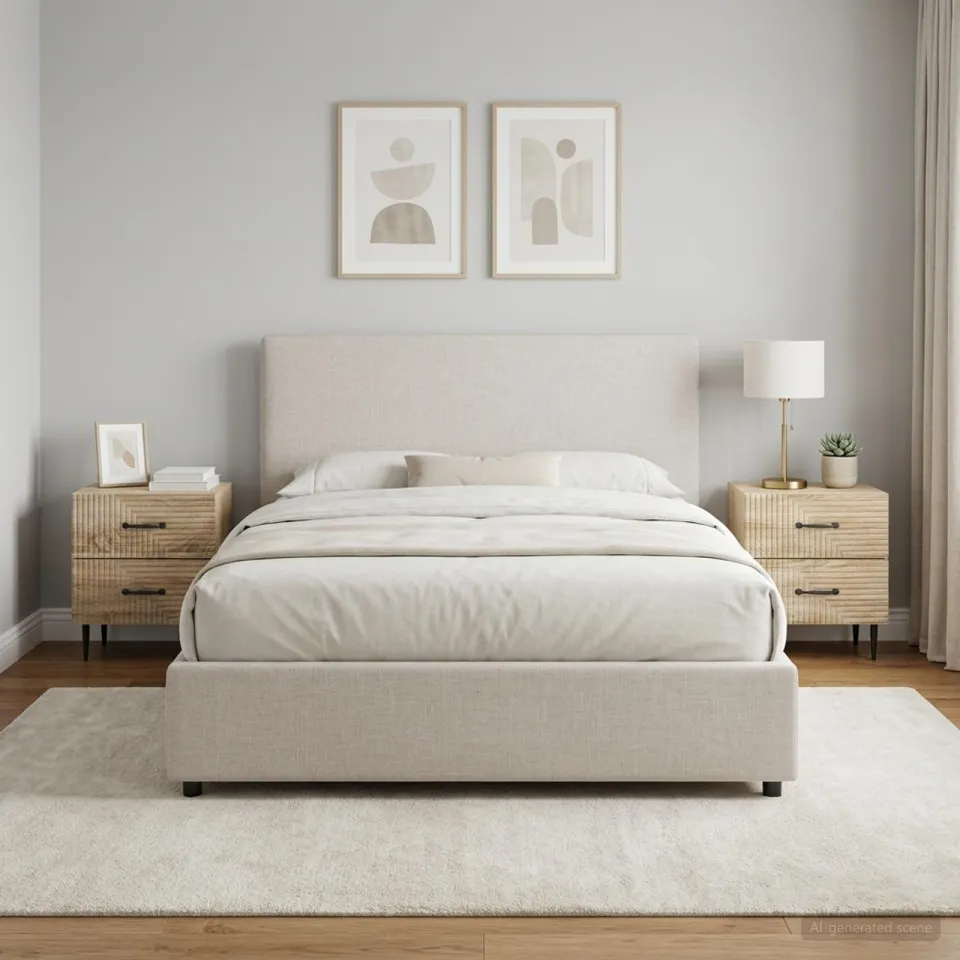 vidaXL Nachtkastje 2 st Sonoma Eiken 43 x 34,5 x 47,5 cm Bewerkt hout, foto 4