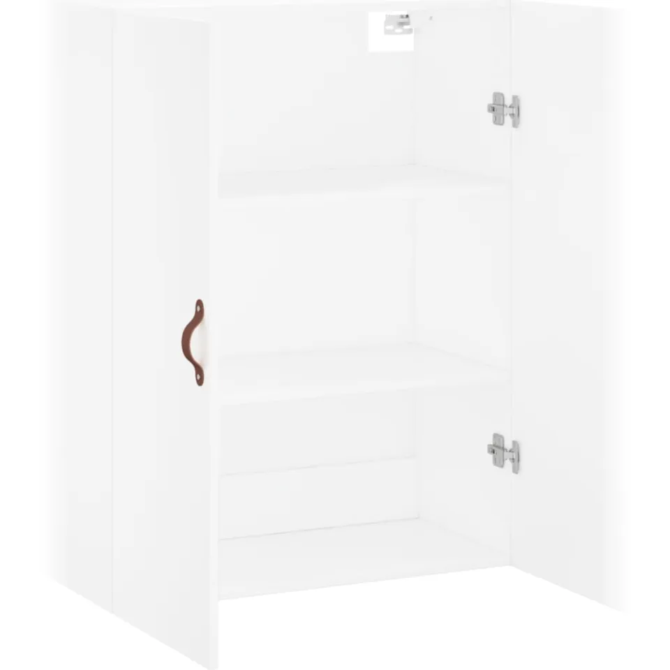 vidaXL Wandkast 69,5x34x90 cm wit, foto 4