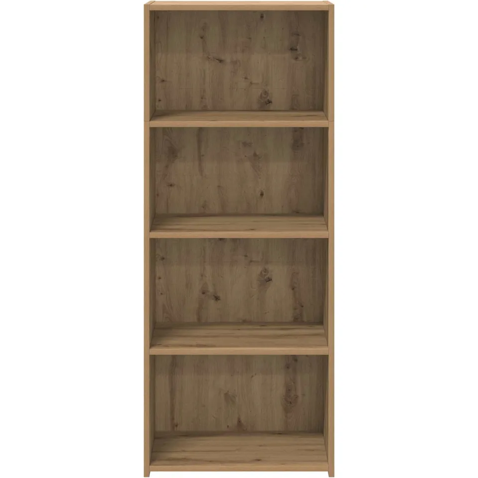 vidaXL Hoge kast Artisanaal eiken 50 x 41 x 124 cm Bewerkt hout, foto 2
