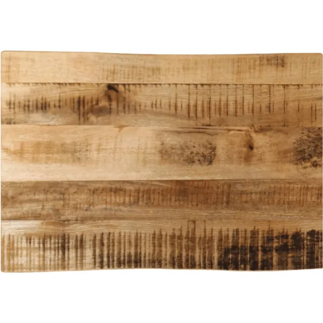 vidaXL Tafelblad met natuurlijke rand 70x40x3,8 cm massief mangohout bruin