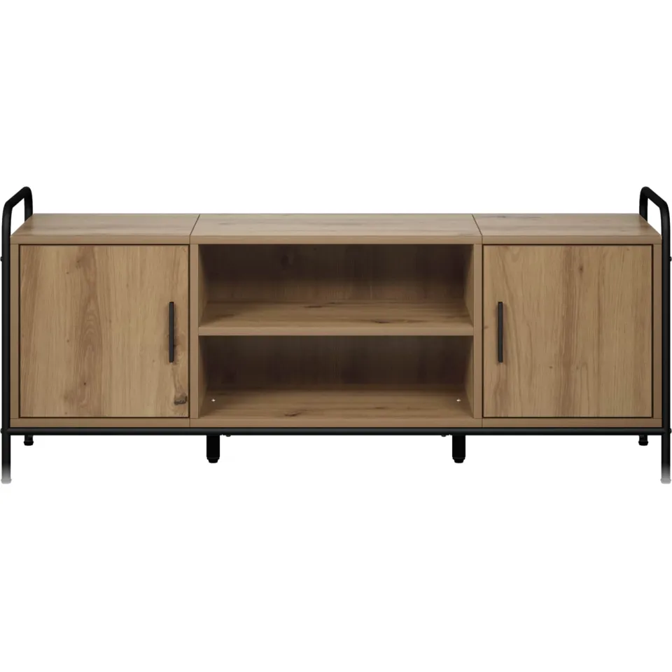 vidaXL Tv-meubel 119 x 33 x 50 cm Artisanaal eiken, foto 4