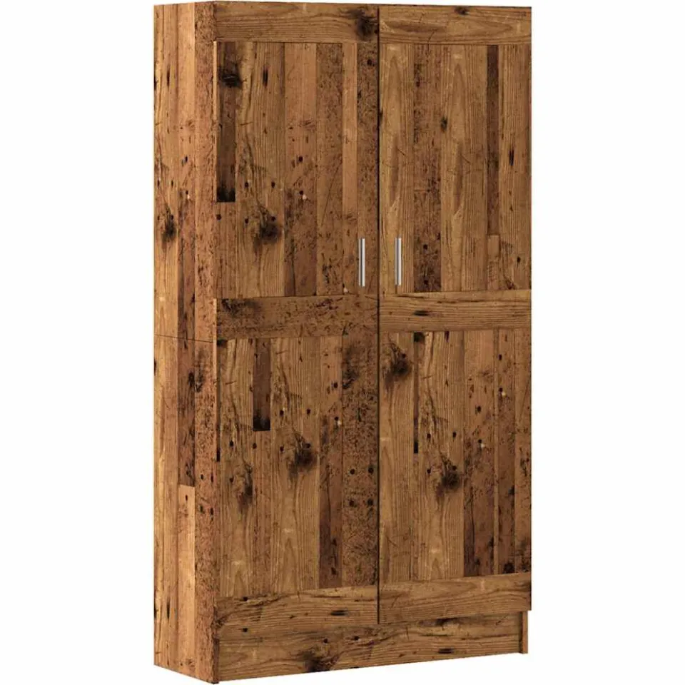 vidaXL Boekenkast 82,5x30,5x150 cm bewerkt hout oud houtkleurig bruin, foto 3