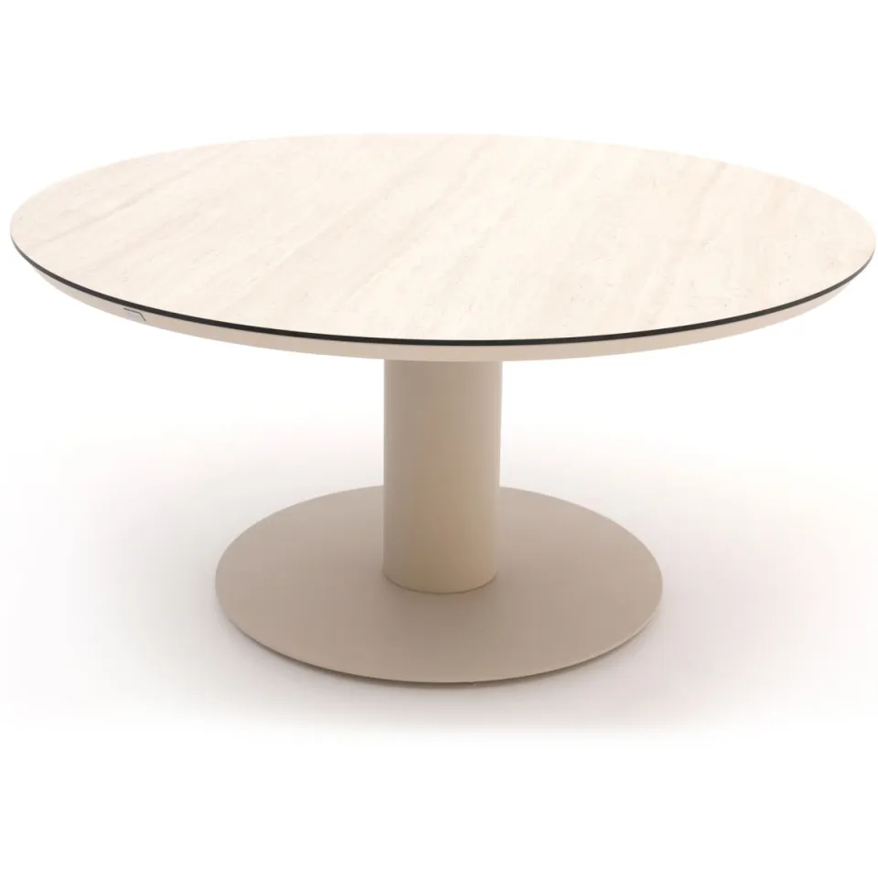 Bellagio tuinmeubelen Bellagio La Fonte dining tuintafel ø 150cm taupe, foto 4