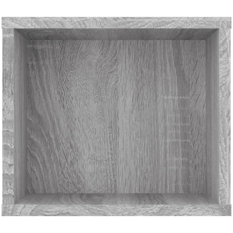 vidaXL Tv-hangmeubel 100x30x26,5 cm bewerkt hout grijs sonoma eiken, foto 3