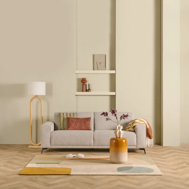 Light & Living Bijzettafel Franca - Oker - 34x34x46.5cm - Modern