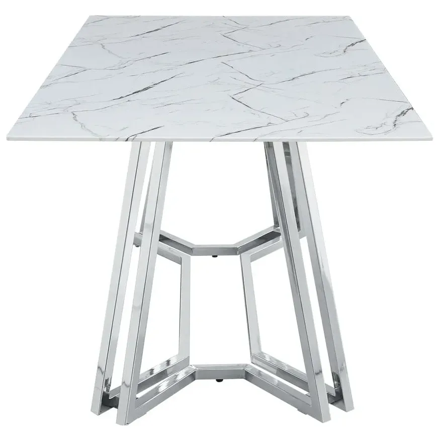 Eetkamertafel Lars wit, foto 3