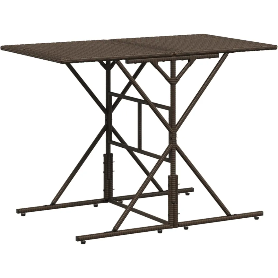 vidaXL 7-delige Tuinset met kussens poly rattan bruin, foto 3