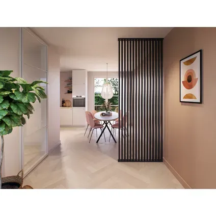 CanDo Decowall Roomdivider Vloer- En Plafondprofielset - Lava Eiken - Recht, foto 3