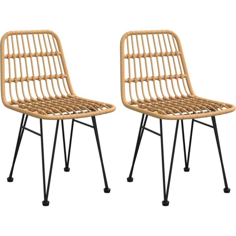 vidaXL 3-delige Tuinset poly rattan bruin, foto 3