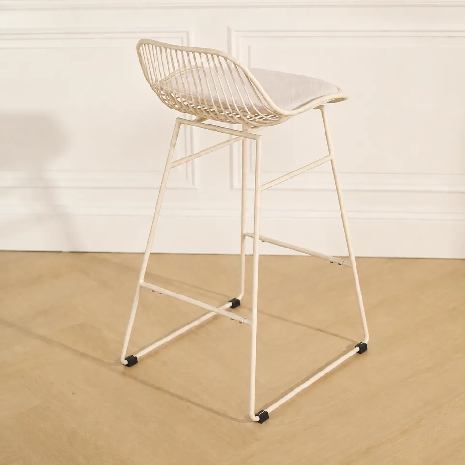 Nolon Pleun barkruk grijsbeige - met zitkussen - 65 cm, foto 3