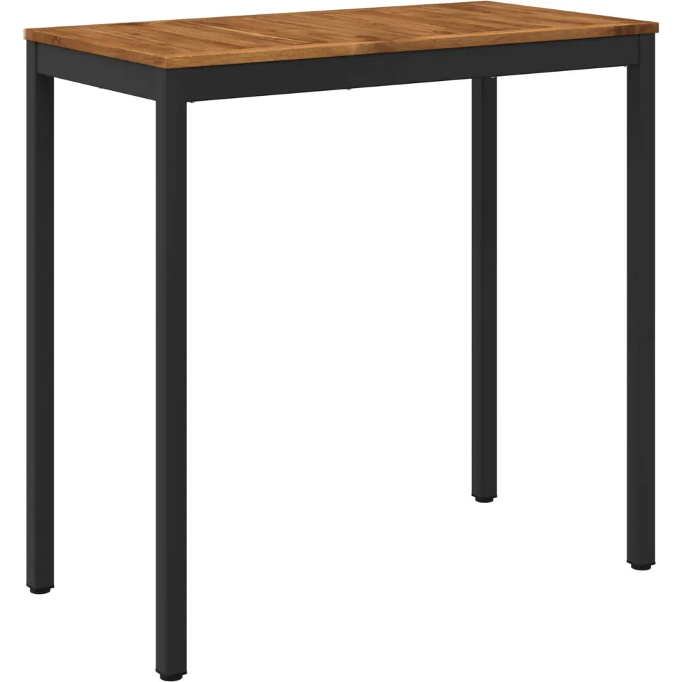 vidaXL Tuinbar Tafel NAARDEN Naturel en Zwart 108,5 x 55 x 105 cm, foto 3