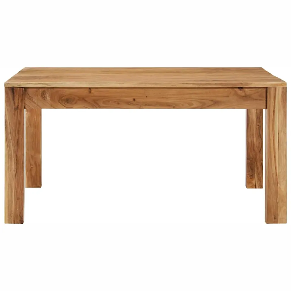 vidaXL Salontafel 80x80x40 cm massief acaciahout Bruin