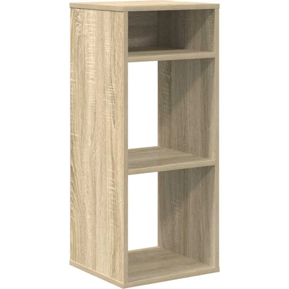 vidaXL Boekenkast 34x31x80 cm bewerkt hout sonoma eikenkleurig, foto 3
