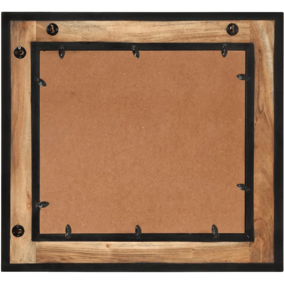 vidaXL Badkamerspiegel 60x1x55 cm massief acaciahout bruin, foto 3