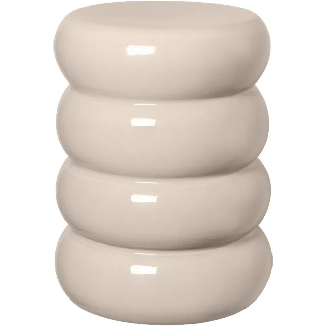 Blomus Keramische Kruk - Toru - Ronde Vorm - 1 Stuk - Lily Wit Wit / Ivoor