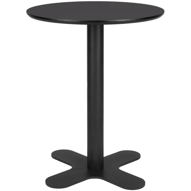 ZILT Ronde Bistrotafel 'Yusuf' 80cm, kleur Zwart