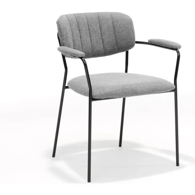 armstoel Lotte grijs