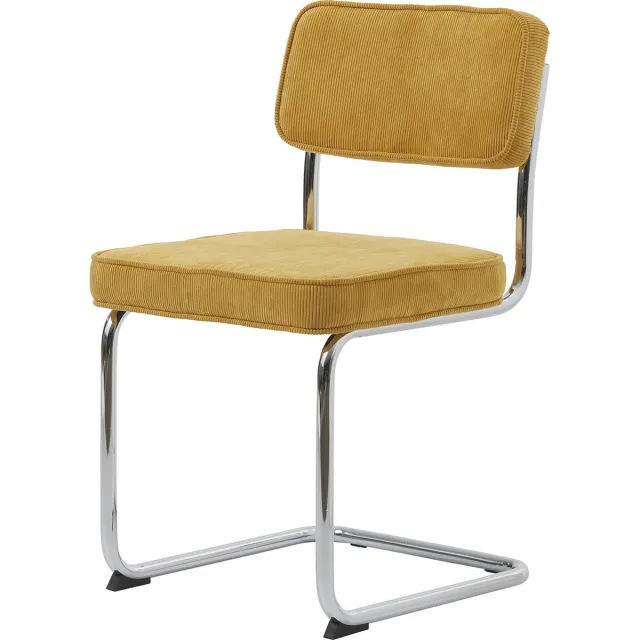 Giga Living Eetkamerstoel Rupert Geel Fabric - Giga Living