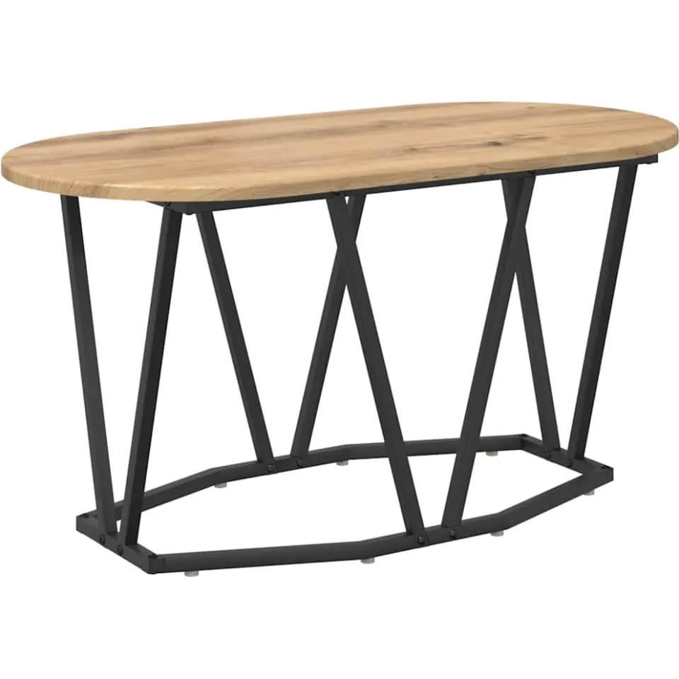 vidaXL Salontafel Artisan Eiken 80 x 40 x 40.5 cm, foto 3