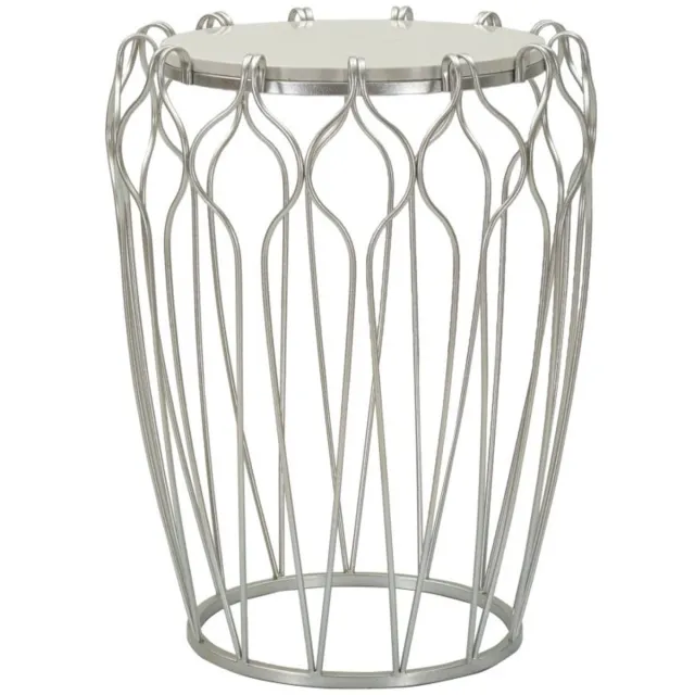 Mauro Ferretti Tafel Hook Ø 47,5×61,5 cm Zilver
