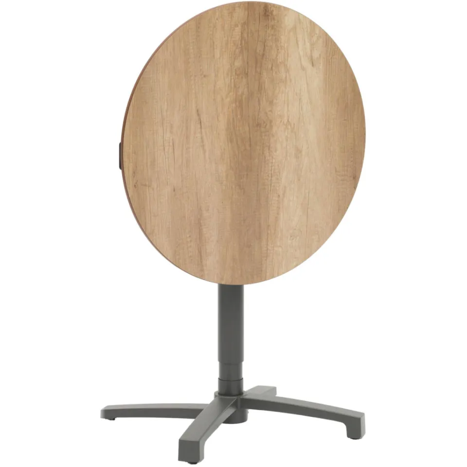 SenS-Line Lima HPL bistro tafel verstelbaar antraciet/ hout, foto 3