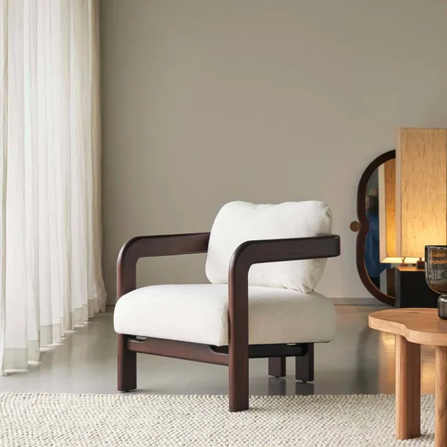 Tikamoon Charlie - Fauteuil Beige