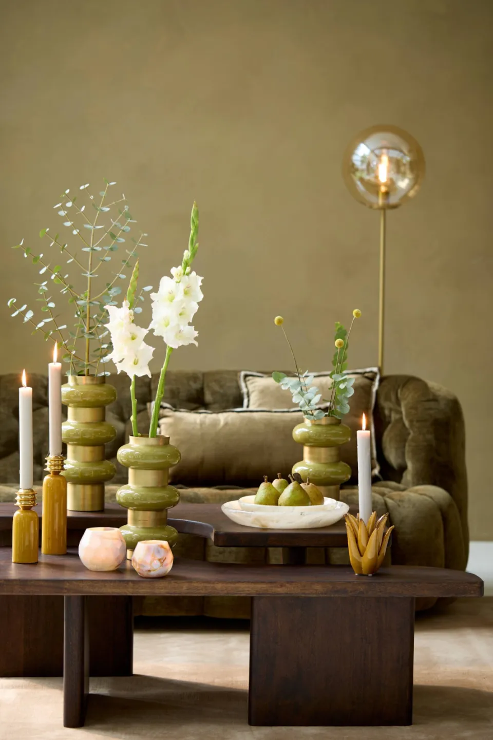 Light & Living bijzettafel Crato donker bruin, foto 5