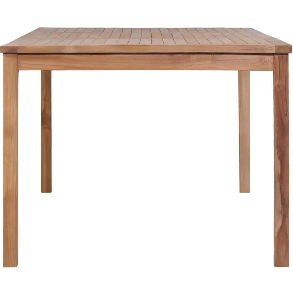 vidaXL Tuintafel 200x100x77 cm massief teakhout bruin, foto 3