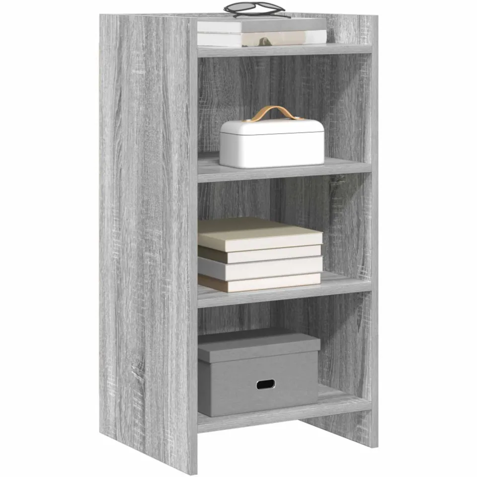 vidaXL Dressoir Grijs Sonoma 40 x 36 x 80 cm Bewerkt hout